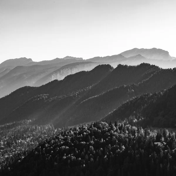 Mountain In B&W